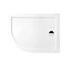 Піддон півкруглий SATURN Р правий 120х90х4/15 см + ноги