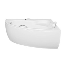 Ванна акрилова NATALIA Premium 150х100 права (підголовник + ручки) без ніг та обудови