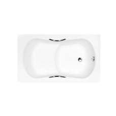 Ванна акрилова ARIA REHAB 120х70 без обудови і ніг / з отворами під ручки