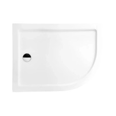 Піддон півкруглий SATURN L лівий 100х80х4/15 см + ноги