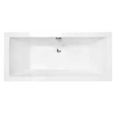 Ванна акрилова QUADRO SLIM 180х80 без ніг / БЕЗ отворів під ручки / без ручок