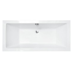 Ванна акрилова QUADRO SLIM 165х75 без ніг, БЕЗ отворів під ручки, без ручок