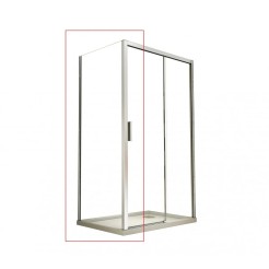 Панель бокова Actis 80x195 хромована блискуча Панель бокова Actis 80x195 хромована блискуча