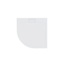 Піддон півкруглий AXIM UltraSlim 80х80 білий + сифон