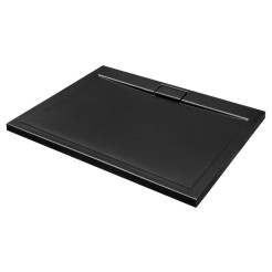 Піддон прямокутний AXIM UltraSlim 120х80 stone effect чорний + сифон Піддон прямокутний AXIM UltraSlim 120х80 stone effect чорний + сифон