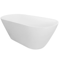 Ванна MOYA ретро 160х70 біла матова, з сифоном клік-клак