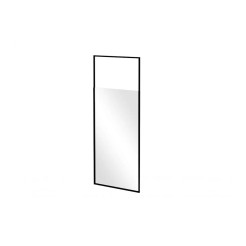 Кабіна walk in ICON Black 100x200-260 скло прозоре, профіль чорний мат