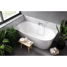 Ванна акрилова ZOYA ретро 170х80 ліва з сифоном клік-клак хром