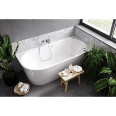 Ванна акрилова ZOYA ретро 170х80 права з сифоном клік-клак золото