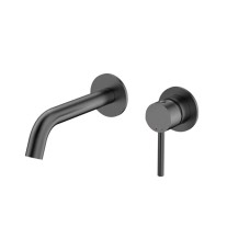 Змішувач до умивальника зі стіни VEO графіт