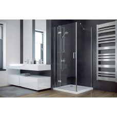 Кабіна квадратна VIVA 90x90x195 L, скло прозоре, проф. хром