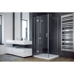 Кабіна квадратна VIVA 90x90x195 L, скло прозоре, проф. хром Кабіна квадратна VIVA 90x90x195 L, скло прозоре, проф. хром