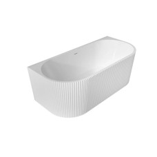 Ванна акрилова пристінна LEYA 170х78 з сифоном клік-клак хром