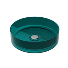 Умивальник на стільницю ENYA Ocean Breeze 36х36 клік-клак хром