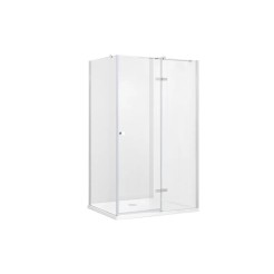 Кабіна прямокутна PIXA 120x80x195 права, скло прозоре, профіль хром Кабіна прямокутна PIXA 120x80x195 права, скло прозоре, профіль хром