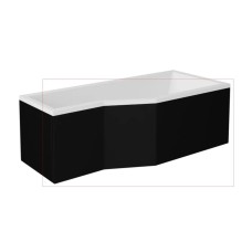 Обудова до ванни INTEGRA 170 P/L передня, чорний матовий
