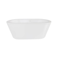 Ванна VICTORIA 160х75 з сифоном Alcaplast з тонким переливом з верхньою очисткою хром