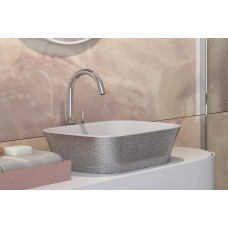 Умивальник на стільницю ASSOS GLAM 40x50x15 графіт