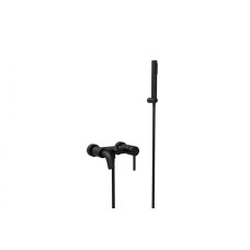 Змішувач до ванни ILLUSION чорний мат (до стіни)