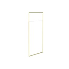 Кабіна walk in ICON Gold 120x200-280 скло прозоре, профіль золотий