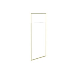 Кабіна walk in ICON Gold 120x200-280 скло прозоре, профіль золотий Кабіна walk in ICON Gold 120x200-280 скло прозоре, профіль золотий