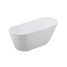 Ванна акрилова MELODY ретро 150х80 з сифоном клік-клак білий