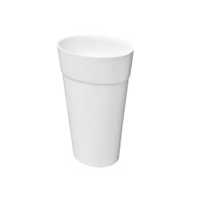 Умивальник вільностоячий UNIQA білий мат 32х46 з сифоном клік-клак білий