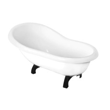 Ванна акрилова OTYLIA BABY ретро 85х47 з ногами чорними