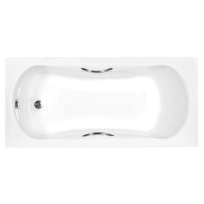 Ванна акрилова ARIA PLUS 170х70 (соло) без ніг, з ручками і з отворами