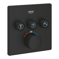 Grohe Grohtherm SmartControl Термостат прихованого монтажу із 3 кнопками керування (102167KF00) Grohe Grohtherm SmartControl Термостат прихованого монтажу із 3 кнопками керування (102167KF00)