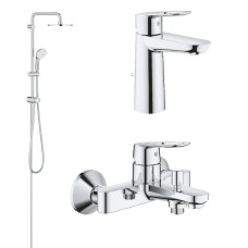 Grohe Набiр змiшувачiв BauLoop + New Tempesta, для ванни (123214TM)