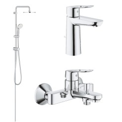 Grohe Набiр змiшувачiв BauLoop + New Tempesta, для ванни (123214TM) Grohe Набiр змiшувачiв BauLoop + New Tempesta, для ванни (123214TM)