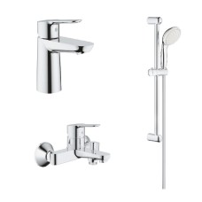 Grohe Набiр змiшувачiв BauEdge 3 в 1 для ванни (123365S)