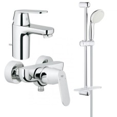 Grohe Набiр змiшувачiв Eurosmart Cosmopolitan 3 в 1, для  душу  (126114S)