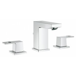 Grohe Eurocube Змішувач для раковини, на три отвори, двухвентильний, S-Size (20351000) Grohe Eurocube Змішувач для раковини, на три отвори, двухвентильний, S-Size (20351000)
