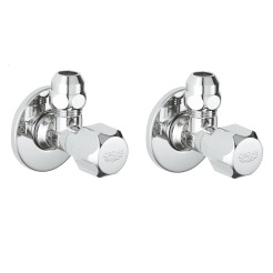 Grohe Універсальний кутовий вентиль 3/8 х 2шт (2201700M2) Grohe Універсальний кутовий вентиль 3/8 х 2шт (2201700M2)