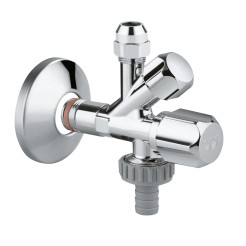 Grohe Запорний, кутовий вентиль 1/2 для пральної або посудомийної машин (22036000) Grohe Запорний, кутовий вентиль 1/2 для пральної або посудомийної машин (22036000)