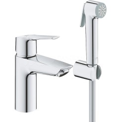 Grohe QuickFix Start Одноважільний змішувач для раковини S-Size із гігієнічним душем (23123003)