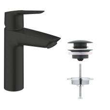 Grohe QuickFix Start Одноважільний змішувач для раковини M-Size + нажимний донний клапан (235752432)