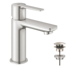 Grohe Lineare Одноважільний змішувач для раковини XS-Size з нажимним донним клапаном (23791DC1)