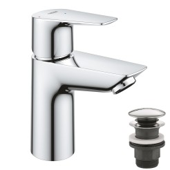Grohe BauEdge New Одноважільний змішувач для раковини S-Size + нажимний донний клапан (23899001) Grohe BauEdge New Одноважільний змішувач для раковини S-Size + нажимний донний клапан (23899001)