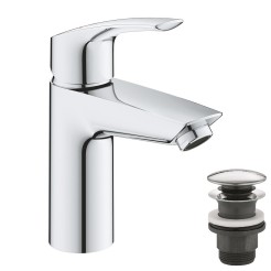 Grohe Eurosmart New Одноважільний змішувач для раковини S-Size з термостатичним захистом (23988003) Grohe Eurosmart New Одноважільний змішувач для раковини S-Size з термостатичним захистом (23988003)