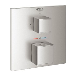 Grohe Grohtherm Cube Термостатичний змішувач на 1 вихід із запірним клапаном (24153DC0) Grohe Grohtherm Cube Термостатичний змішувач на 1 вихід із запірним клапаном (24153DC0)