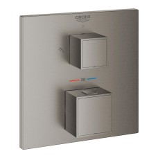 Grohe Grohtherm Cube Термостатичний змішувач для душу на 2 виходи із вбудованим перемикачем (24154AL0)