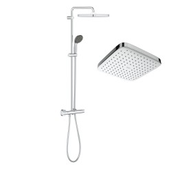 Grohe QuickFix Vitalio Start System 250 Cube Душова система з термостатом, настінний монтаж (26697000) Grohe QuickFix Vitalio Start System 250 Cube Душова система з термостатом, настінний монтаж (26697000)