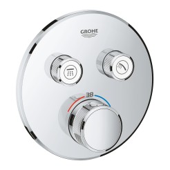 Grohe Grohtherm SmartControl Tермостат прихованого монтажу з 2 кнопками керування (29119000) Grohe Grohtherm SmartControl Tермостат прихованого монтажу з 2 кнопками керування (29119000)