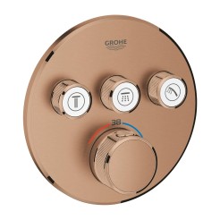 Grohe Grohtherm SmartControl Термостат прихованого монтажу на 3 виходи (29121DL0) Grohe Grohtherm SmartControl Термостат прихованого монтажу на 3 виходи (29121DL0)