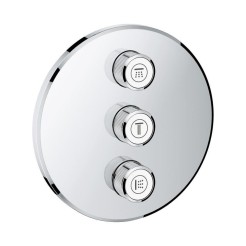 Grohe Grohtherm SmartControl Комплект верхньої монтажної частини для вентиля на 3 виходи (29122000) Grohe Grohtherm SmartControl Комплект верхньої монтажної частини для вентиля на 3 виходи (29122000)