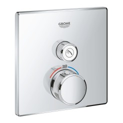 Grohe Grohtherm SmartControl Термостат прихованого монтажу із одною кнопкою керування (29123000) Grohe Grohtherm SmartControl Термостат прихованого монтажу із одною кнопкою керування (29123000)