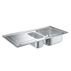 Кухонна мийка Grohe 970х500мм матова з ексцентриком 2 чаши 31564SD0 Кухонна мийка Grohe 970х500мм матова з ексцентриком 2 чаши 31564SD0